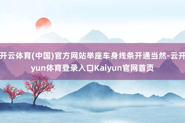 开云体育(中国)官方网站举座车身线条开通当然-云开yun体育登录入口Kaiyun官网首页